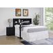 Westpark Black Queen Storage Bookcase Headboard
