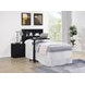 Westpark Black Twin Storage Bookcase Headboard