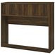 Westpark Dark Pine Full Storage Bookcase Headboard