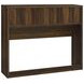 Westpark Dark Pine Queen Storage Bookcase Headboard