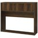 Westpark Dark Pine Queen Storage Bookcase Headboard