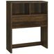 Westpark Dark Pine Twin Storage Bookcase Headboard