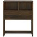 Westpark Dark Pine Twin Storage Bookcase Headboard