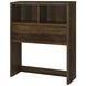 Westpark Dark Pine Twin Storage Bookcase Headboard