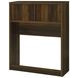Westpark Dark Pine Twin Storage Bookcase Headboard