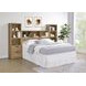 Westpark Mango Queen Storage Bookcase Headboard