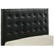 Medley Black King Upholstered Platform Bed