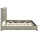 Medley Tan King Upholstered Platform Bed