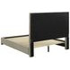 Medley Tan Queen Upholstered Platform Bed