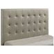 Medley Tan Queen Upholstered Platform Bed