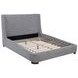 Rennes Gray Queen Upholstered Platform Bed