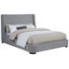 Rennes Gray Queen Upholstered Platform Bed