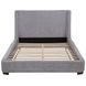 Rennes Gray Queen Upholstered Platform Bed