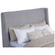 Rennes Gray Queen Upholstered Platform Bed