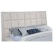 Dreux Cream Queen Upholstered Platform Bed with Hidden Storage and LED Light