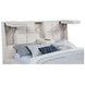 Dreux Cream Queen Upholstered Platform Bed with Hidden Storage and LED Light