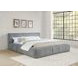 Wilshire Gray King Upholstered Platform Bed