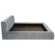 Wilshire Gray King Upholstered Platform Bed