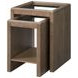 Elements Cocoa Nesting Table