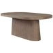 Elements Cocoa Oval Pedestal Dining Room Set