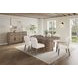 Elements Cocoa Oval Pedestal Dining Table