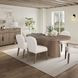 Elements Cocoa Oval Pedestal Dining Table