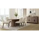 Elements Cocoa Oval Pedestal Dining Room Set
