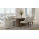 Elements Cocoa Oval Pedestal Dining Room Set