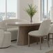 Elements Cocoa Oval Pedestal Dining Table