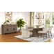 Elements Cocoa Oval Pedestal Dining Room Set
