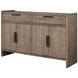 Elements Toffee Asymmetrical Stone Slab Dining Room Set