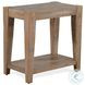 Maple Haze Brown 25" Rectangular Chair Side Table