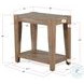 Maple Haze Brown 25" Rectangular Chair Side Table