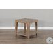 Sagewyn Weathered Brown 24" Square End Table