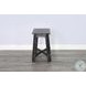 Ember Grace Black Sand 15" Rectangular Chair Side Table