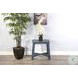 Seabright Blue Rectangular Chair Side Table