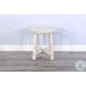 Seabright White Round End Table