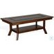 Desert Sage Dark Brown Rectangular Coffee Table