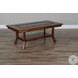 Desert Sage Dark Brown Rectangular Coffee Table