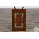 Desert Sage Dark Brown Rectangular Chair Side Table
