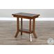 Desert Sage Dark Brown Rectangular Chair Side Table