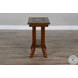 Desert Sage Dark Brown Rectangular Chair Side Table