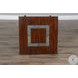 Desert Sage Dark Brown Rectangular End Table