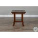 Desert Sage Dark Brown Rectangular End Table