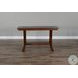 Desert Sage Dark Brown Rectangular Sofa Table