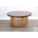 Golden Hearth Brown 40" Round Coffee Table