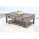 Rustic Refined Gray 48" Rectangular Coffee Table