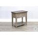 Ember Grace Gray 15" Rectangular Chair Side Table