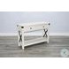 Sagewyn White Marble 44" Rectangular Sofa Table