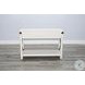 Sagewyn White Marble 44" Rectangular Sofa Table
